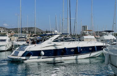 Sunseeker 50 motor yacht with Captain in Cyprus, Limassol for 12 guests
