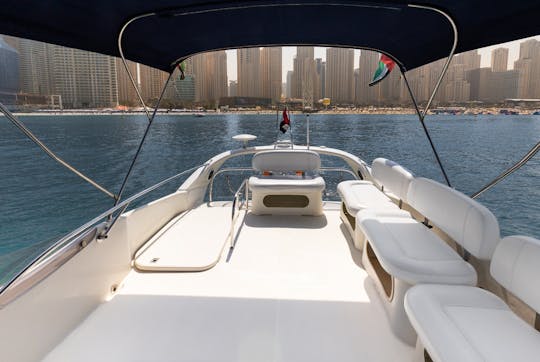 45ft Majesty Motor Yacht Charter in Dubai, United Arab Emirates for 10 person