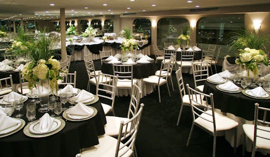 130ft Luxury Yacht Private Charter in NYC | 6-Course Dinner and Live Music