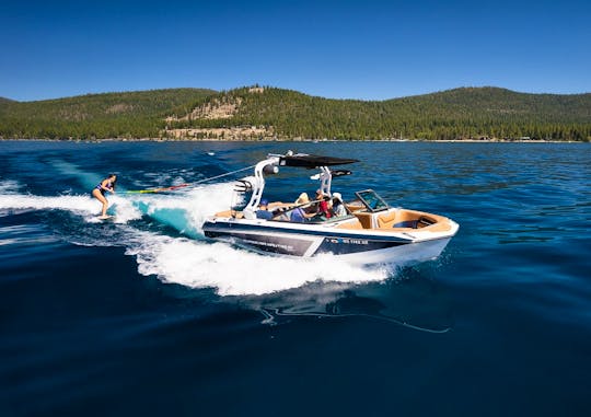 Super Air Nautique Wakesurf Boat on Lake Tahoe