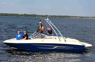 Sporty Boat for Tubing and Family Fun 
