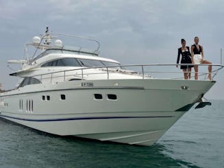 Luxury 78ft Fairline Yacht with Jet Ski – Cruise Dubai in Style