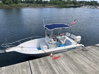 Aventura de barco personalizada em Stamford, Connecticut.