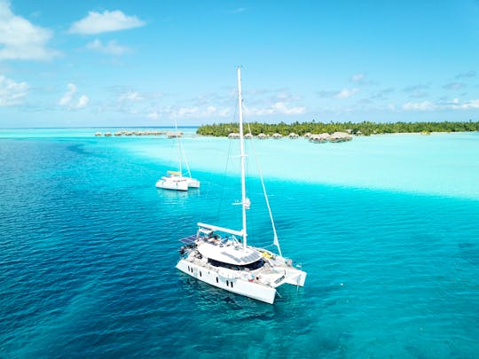 Private Luxury 50' Catamaran Snorkelling, Sunset, Sailing, Dolphins, Fireworks!