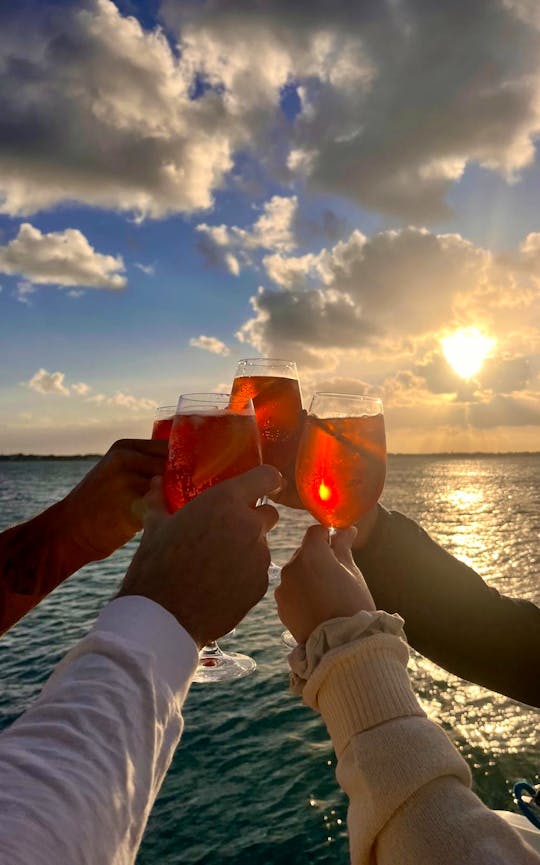 Luxury sunset booze cruise - Drinks, snacks & music