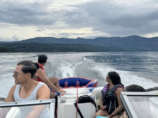 Explore Ghost Lake in a Powerful 18’ Stingray Speedboat!