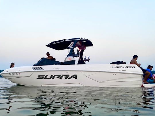 2020 Supra 550SE 25ft Bowrider | Wakesurf, tubing, and cruising!
