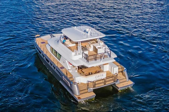 Catamarán Nisi de 54 pies en Bahamas Getaway