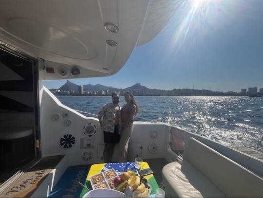 50ft Ocean Pro Flybridge Motor Yacht Rental in Rio de Janeiro, Brazil