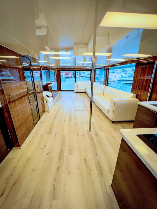 Charter 70ft Seamaster 5 Luxury Yacht for up to 35 persons