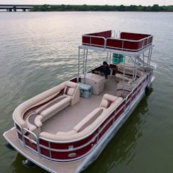 15 Person Waterslide Double Decker Pontoon in Lewisville, Texas (Free Lily Pad!)