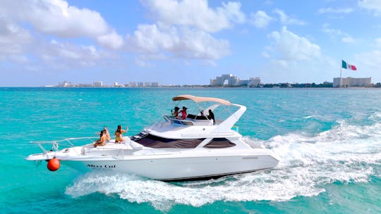 Iate privado Sea Ray 46 pés em Cancún - Isla Mujeres por apenas 4 horas