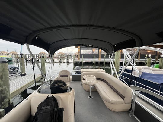 Barcaça de festa Crab Island 21' Suntracker 20 DLX