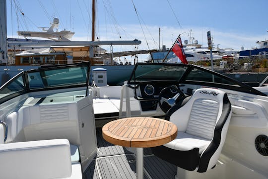 Explore French Riviera on 2024 Sea Ray 190 Sport! Wake tower, luxuries, & more!