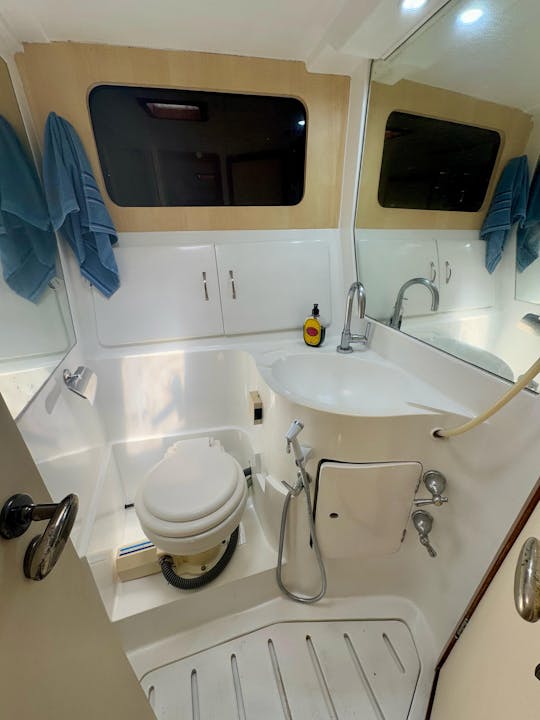Barco esportivo de luxo de 41 pés para 15 passageiros