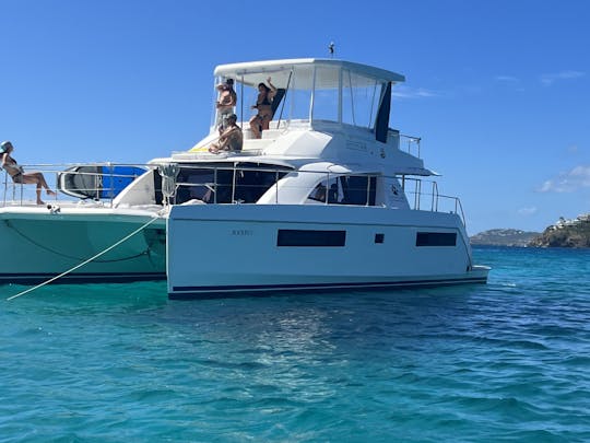 Cruise the Caribbean Like A Rockstar with 43' Luxury Power Catamaran