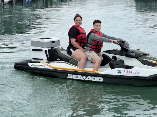 2019 SEADOO FISH PRO 155 SOUND SYSTEM // ice chest, 3 seater, bluetooth, step up