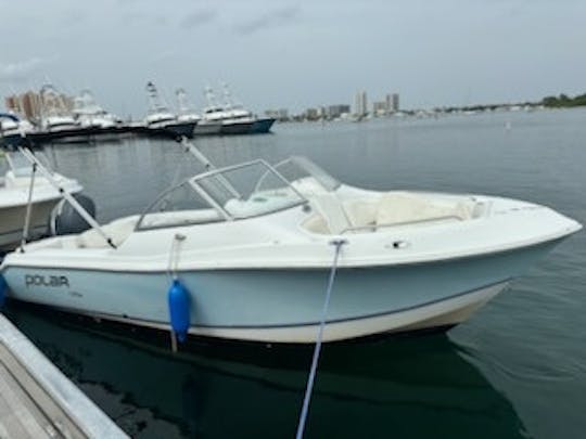 Console duplo Polar de 21 pés para cruzeiro, mergulho com snorkel, pesca e passeios turísticos!