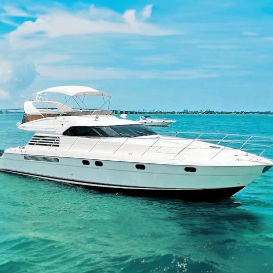 Cruise in Comfort: 65FT Flybridge Yacht for Rent in Fort Lauderdale