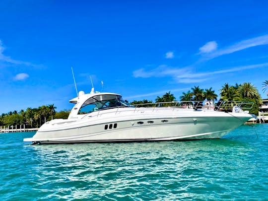 52' Sea Ray Yacht Charter for 12 people in Cancún