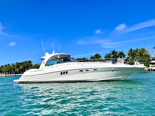 Location de yacht Sea Ray de 52 minutes pour 12 personnes à Cancún