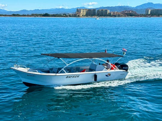 33ft Bayside Boat in Puerto Vallarta - Tours, Snorkeling, and More!