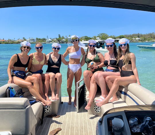 Sarasota's Private Party Boat Tours on 22ft Bennington Pontoon