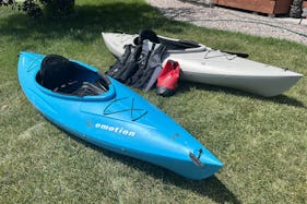 Two 9 foot sit-in Kayaks
