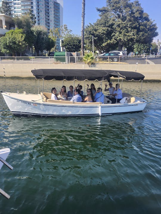 Alquiler de un nuevo y moderno duffy eléctrico para 12 personas en Marina del Rey, CA