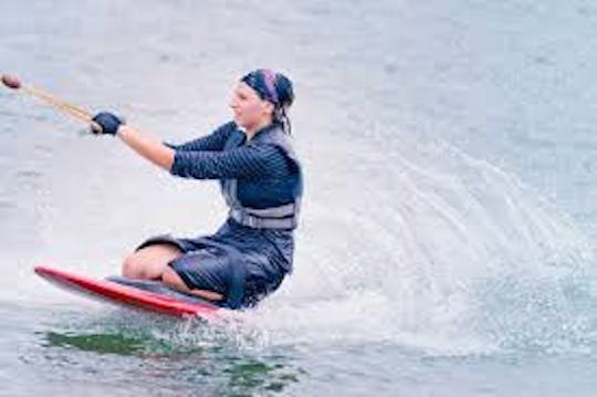 Kneeboarding en Mount Lavinia, Sri Lanka