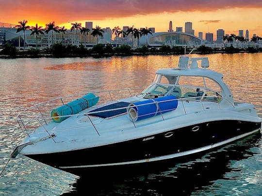 1 hora grátis - Iate e jetski em Miami: Sea Ray Sundancer 50 pés