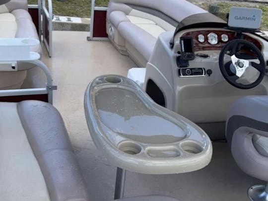 Bateau ponton Suntracker DLX 20 pour croisière ou fête, Riviera Beach FL