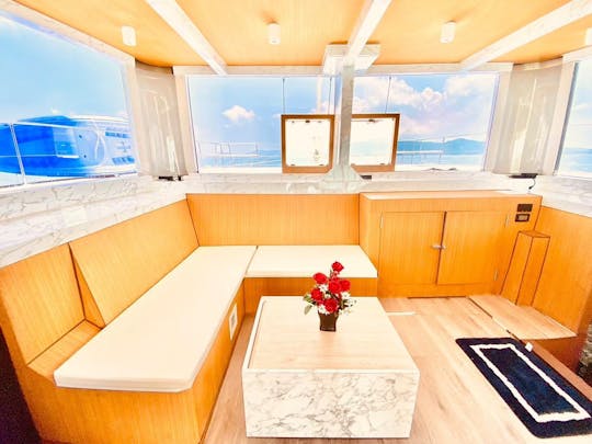 Sailing catamaran for rent in Phuket.