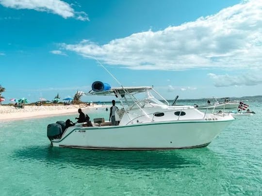 Enjoy the best experience in a comfortable 29' Mako boat