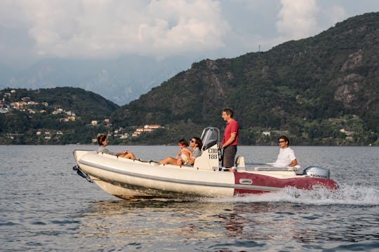 QLD 19' Motorized RIB for Daily Rent in Italy