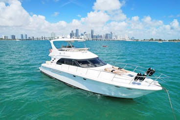 Soar and Explore: #1 Luxury Day Charter on a 60' SeaRay with Fly Bridge! 🌊☀️"