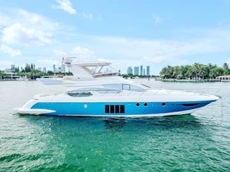 Yacht de luxe Azimut de 64 pieds, idéal pour faire la fête à Miami