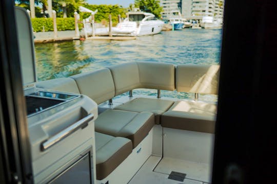 Regal Elegance Afloat: 45-Foot Boat Rental in Vibrant Miami Beach
