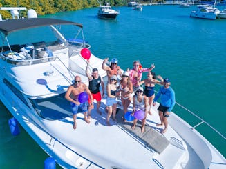 ¡Disfruta de Miami en un SEA RAY FLY de 51 pies! 🌊🌊 CON 30 MINUTOS DE VIAJE GRATIS TODOS LOS DÍAS 🚤