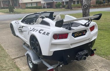 Luxurious All-White Jetcar Boat Rental with 2023 Yamaha VX 1.8 High Output Motor