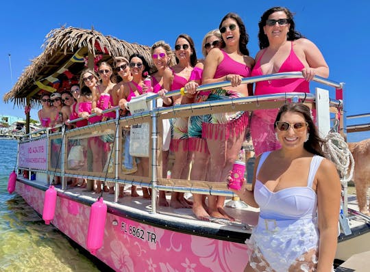 Bachelorettes en exclusivité ! Bateau Tiki pour Crab Island jusqu'à 18 personnes