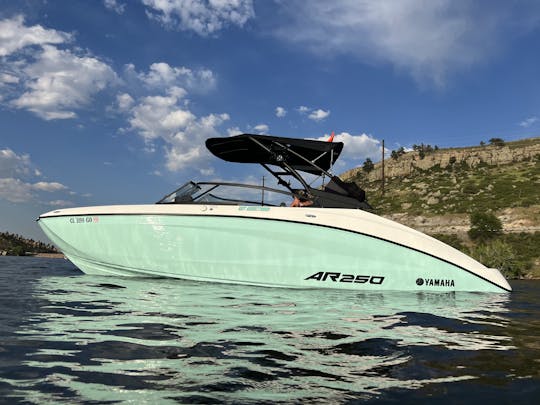 Bateau de sport Yamaha AR 250 2024 adapté pour 12 personnes