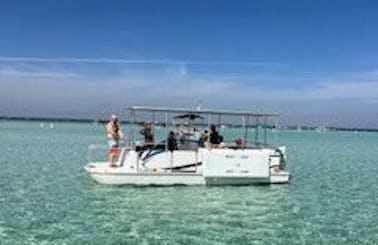 Private Captained Charter - Beachcat 23 Pontoon in Destin