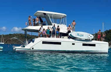 Cruise the Caribbean Like A Rockstar with 43' Luxury Power Catamaran