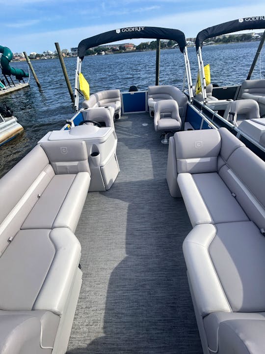 New 22ft Godfrey Xperience 2086 FX Pontoon for up to 10 