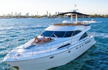 Incredible 68ft  Flybridge Yacht in Cancun and Isla Mujeres 