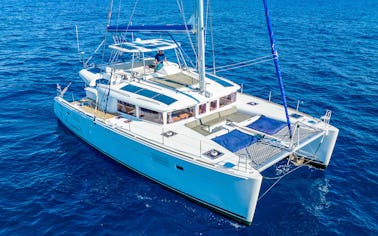 45' Lagoon Luxury Catamaran Charter in Riviera Maya