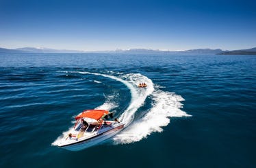 Wakeboard Power Boat For Rent on Lake Tahoe - 8 Hours