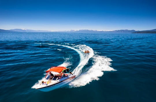 Wakeboard Power Boat For Rent on Lake Tahoe