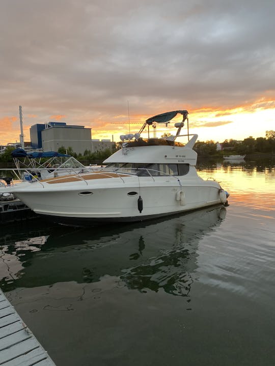 34ft Silverton Flybridge Luxury Yacht 12 guests capacity. All Inclusive Charter!